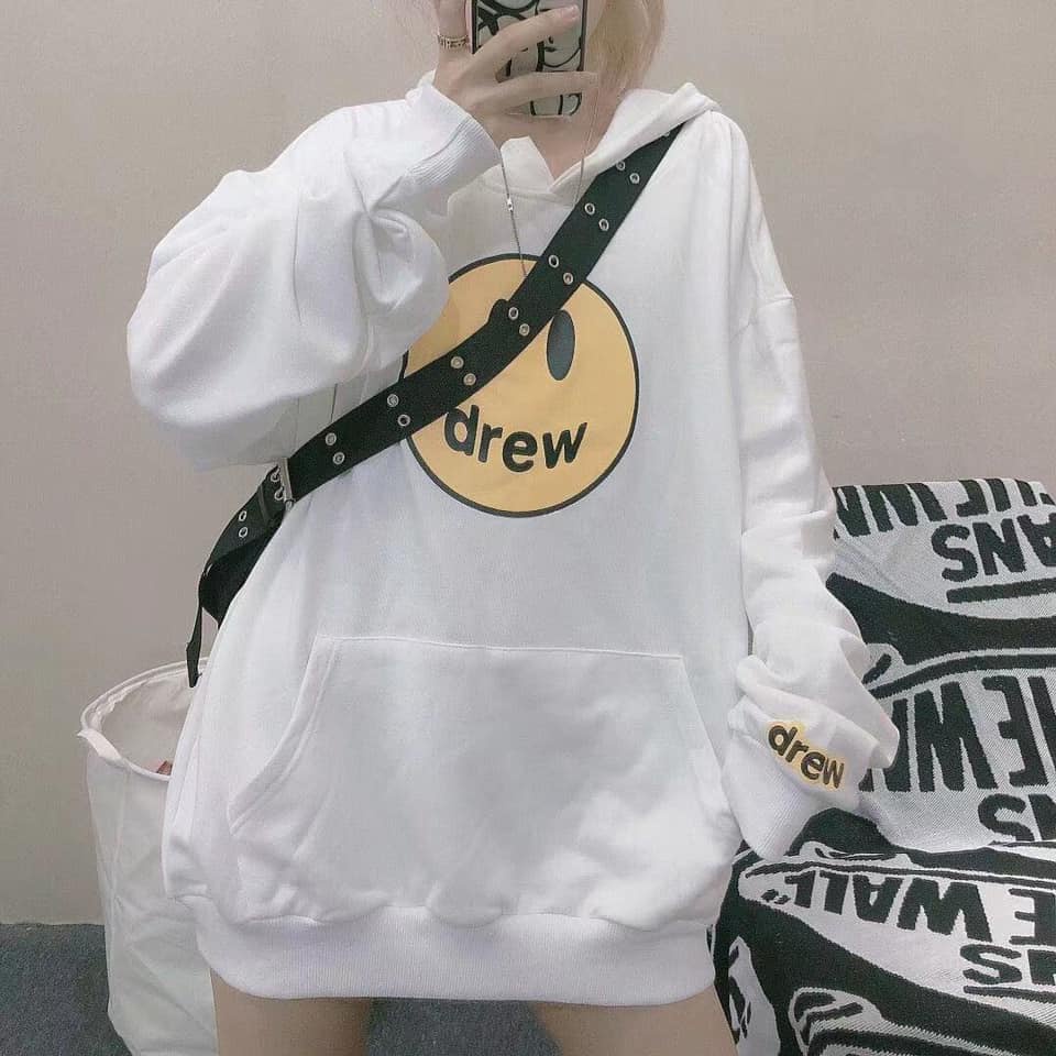 Áo nỉ Hoodie drew, áo nỉ bông hoodie unisex nam nữ | BigBuy360 - bigbuy360.vn