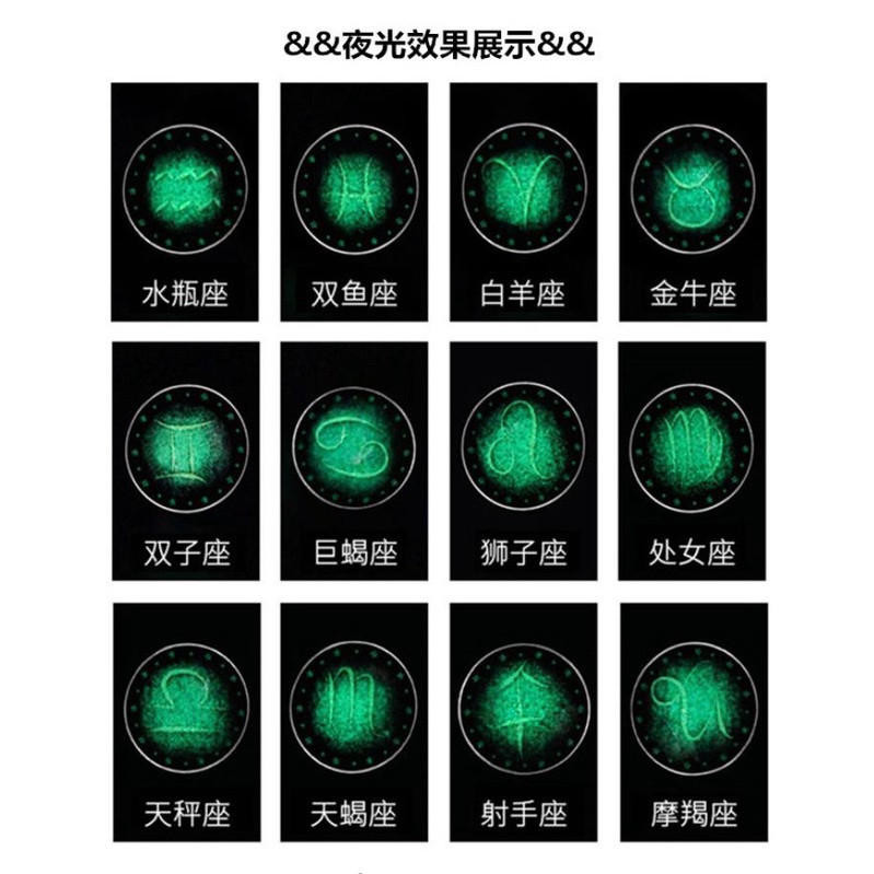Vòng Tay Da Nhiều Sợi Mặt Hình 12 Cung Hoàng Đạo