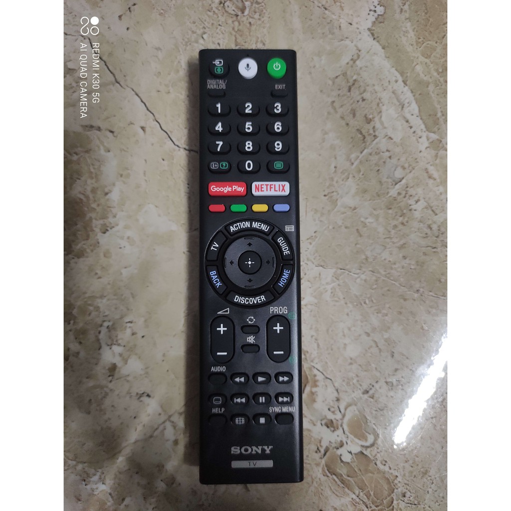 Điều khiển remote tivi Sony smart RMF-TX200P- Không hỗ trợ giọng nói