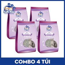 [Hàng chính hãng] Cát vệ sinh siêu vón,siêu khử mùi cho mèo Kunmiu 8L-nặng 5.6kg