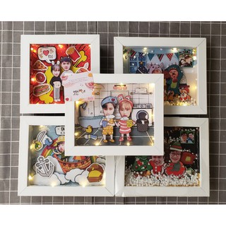 KHUNG ẢNH NỔI 3D SCRAPBOOK, SCRAPFRAME THEO YÊU CẦU