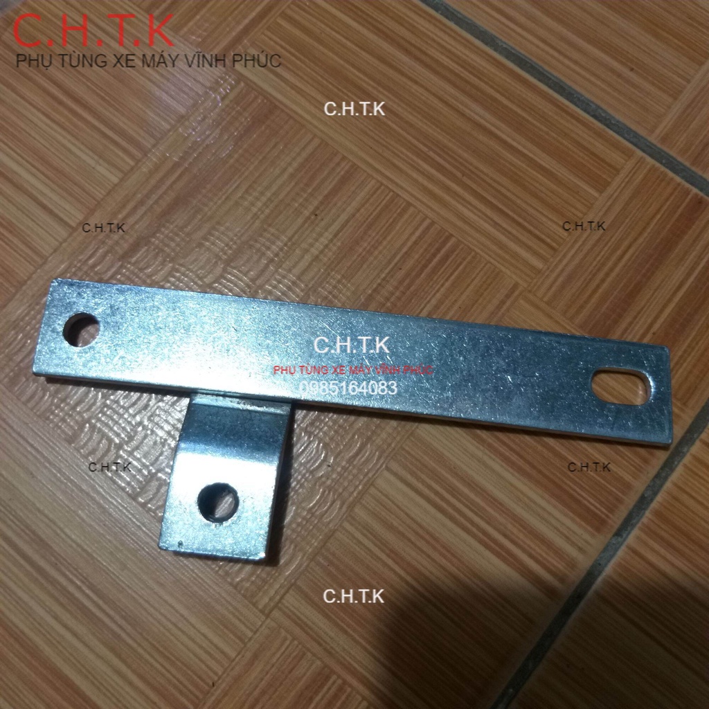 Tai chế bắt bô 2543 cho càng việt.- Tai pô cho dream Việt lắp pô 2543 [ loại dày không rỉ )