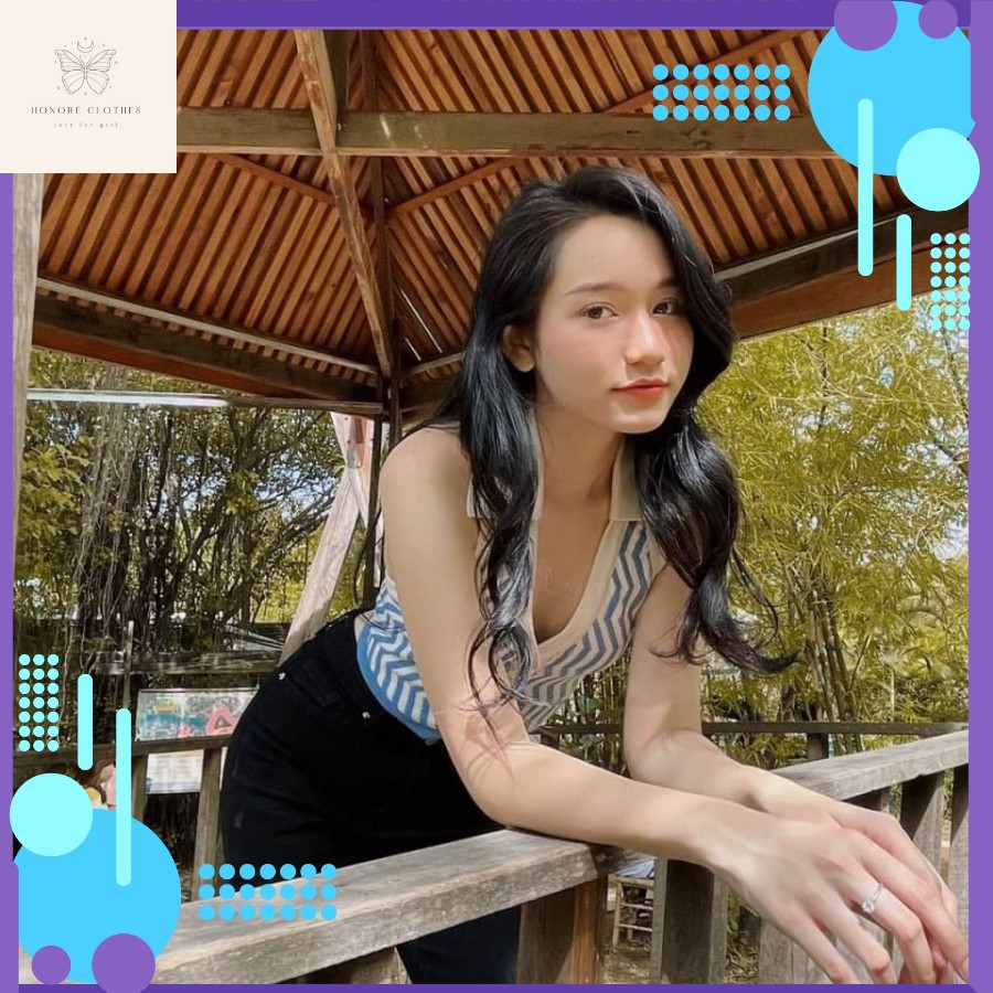 [Mã FAMAYWA giảm 10K đơn 50K] [FREESHIP-HÀNG CAO CẤP] Áo Croptop Kiểu Sọc Xanh Sexy Áo Croptop 2 Dây Hottrend Hè 2021 | BigBuy360 - bigbuy360.vn