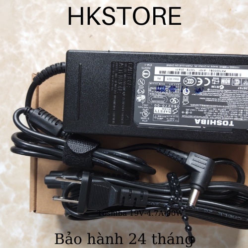 Sạc latop Toshiba 19V-4.7A 90W Toshiba L640 L655 C650 C640 A200 A205 R700 A300 P750 M200 M205 P200 P205