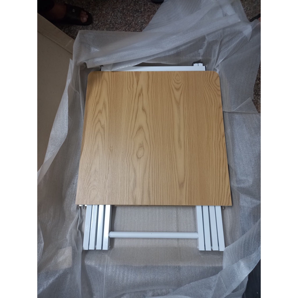 Bàn Gấp Đa Năng 2 Mảnh Gấp Gọn Làm Việc Dùng Cho Phòng Ăn Gia Đình, Khách , Căn Hộ Nhỏ