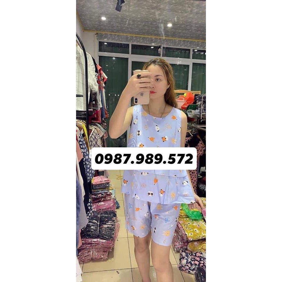 (Sale Gía Sỉ)Bộ Lanh Bầu 2 Tầng Siêu Mát [Mặc Bầu &amp; Sau Sinh]
