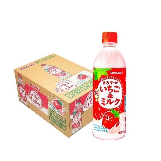 Daiso Nước Uống Vị Dâu Sữa Sangaria 500Ml