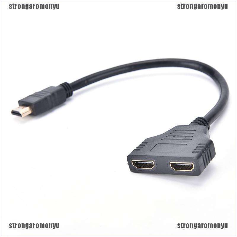 Cáp Chia Cổng HDMI 1080P Mới Thành 2 Cổng Cái 2 Trong 1