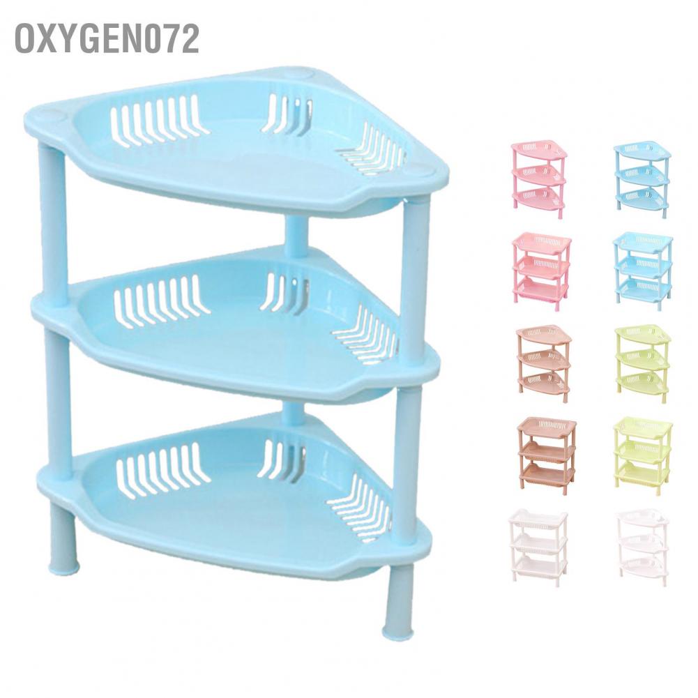 Oxygen072 Oxygen072 3 lớp Phòng tắm Kệ đứng Đứng PP Land Lắp đặt Giá đỡ lưu trữ cho Nhà bếp