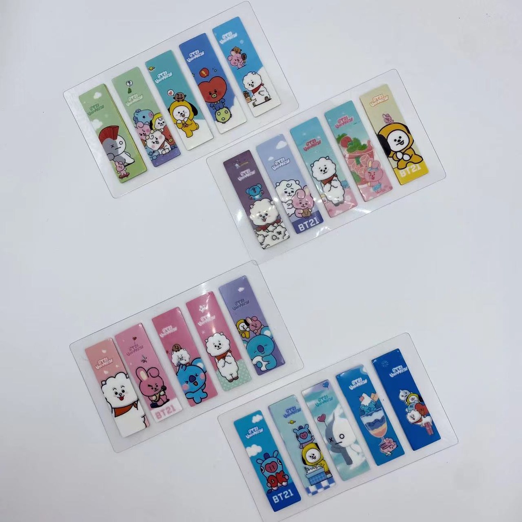 Set 100 Giấy Ghi Chú Họa Tiết Dễ Thương Dành Cho Học Sinh