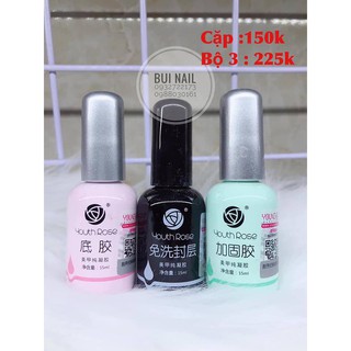 bộ ba làm móng hoa hồng ( freeship )