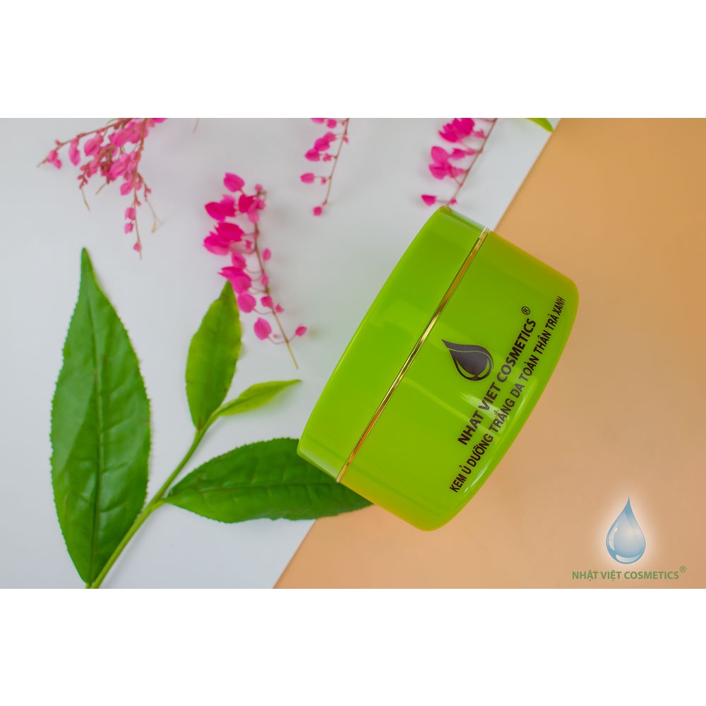Kem ủ dưỡng trắng da toàn thân Trà xanh NHẬT VIỆT COSMETICS - 150g