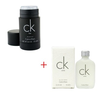 Bộ nước hoa ck one 15ml và lăn khử mùi ck be 75g