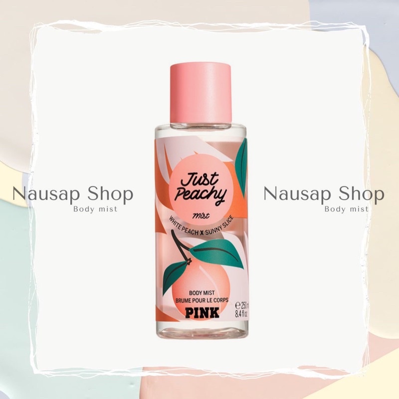 Xịt thơm 𝗩𝗜𝗖𝗧𝗢𝗥𝗜𝗔'𝗦 𝗦𝗘𝗖𝗥𝗘𝗧 Pink Just Peachy 10ml-30ml-50ml-100ml 𝐕𝐢𝐜&𝐁𝐚𝐭𝐡