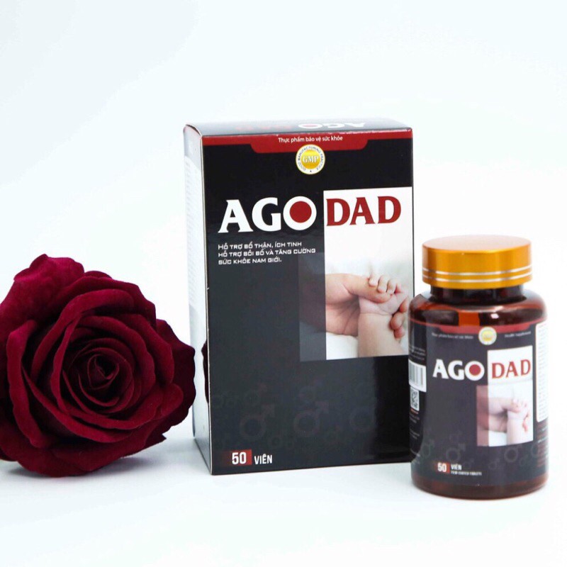 AGO DAD (hỗ trợ bổ thận tăng chất lượng tinh trùng tăng cường sinh lý nam) giúp tăng nhah khả năng thụ thai