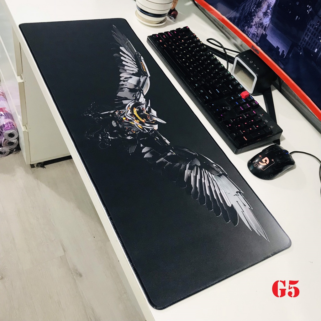 Bàn Di Chuột - Lót Chuột Khổ Lớn Gaming Siêu Đẹp Siêu Mịn Siêu Bền 800x300x3mm | WebRaoVat - webraovat.net.vn