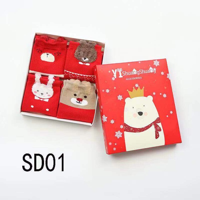 Sỉ tất Noel nguyên hộp cực cuteeeee cho bé