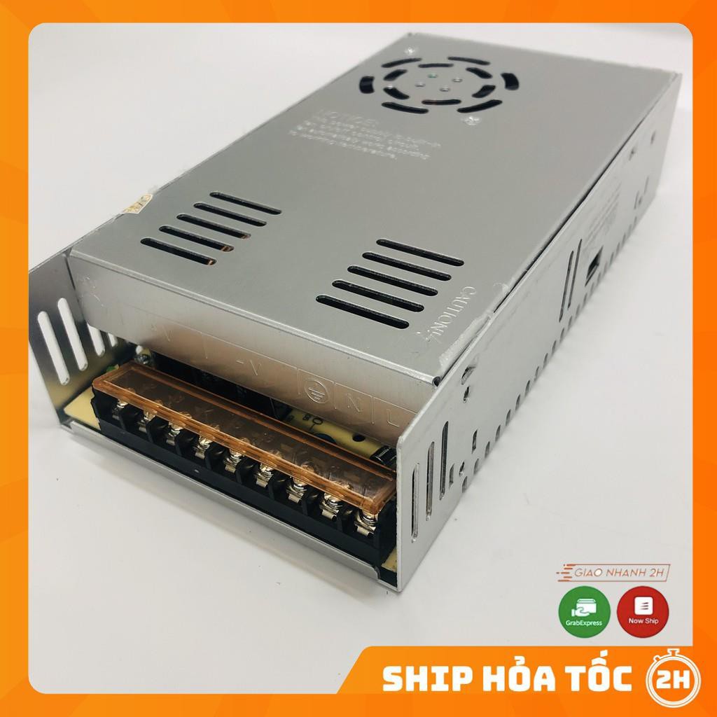 Nguồn tổ ong 12v 30A xịn, có quạt, bảo hành 12 tháng, mới 100%