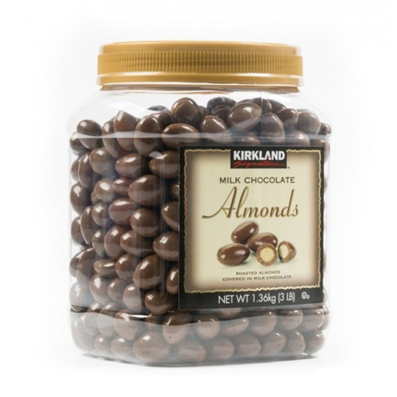 Chocolate Hạnh nhân Kirkland Almonds MỸ - 1.36kg (3lb)