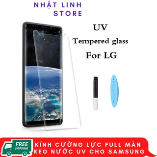 Miếng Dán Kính Cường Lực Full Màn Keo Nước UV Cho Samsung Galaxy S20 Plus, S8plus/S9/S10/S10Plus