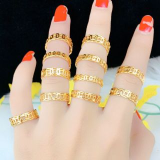 Nhẫn kim tiền nữ may mắn Minh Quang