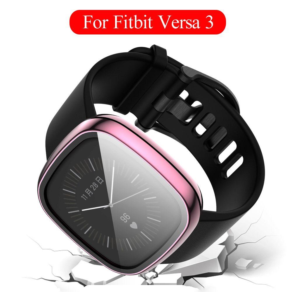Ốp Bảo Vệ Mặt Đồng Hồ Thông Minh Fitbit Versa 3 Bằng PC Cứng