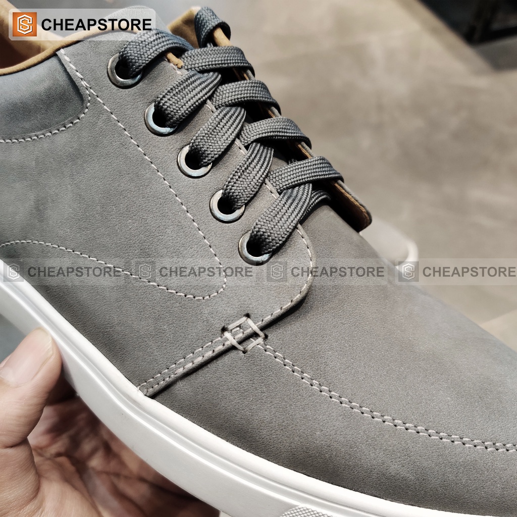 Giày da bò nam CHEAPSTORE CS446 - Giày thể thao tăng chiều cao da bò thật 100% (bảo hành 24 tháng) | BigBuy360 - bigbuy360.vn