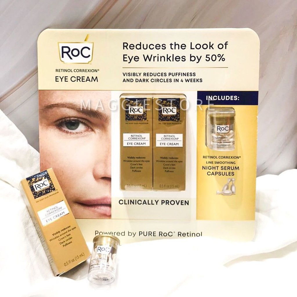 KEM MẮT ROC RETINOL EYE CREAM - 15ML