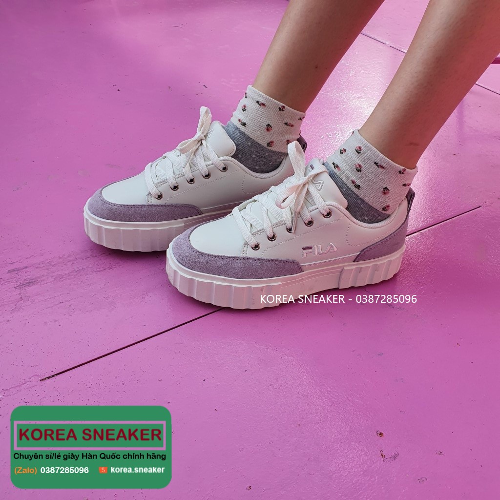 Giày Thể Thao Fila Sandblasted Raw Suede Hàn Quốc- Sneaker Chính Hãng 100%