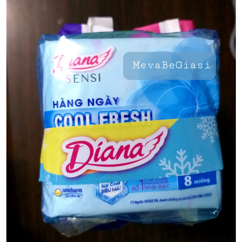{TẶNG HẰNG NGÀY COOL}-COMBO 6 GÓI ĐÊM DIANA SIÊU THẤM SUPERNIGHT 35CM TẶNG 3 GÓI HẰNG NGÀY COOL 8 MIẾNG