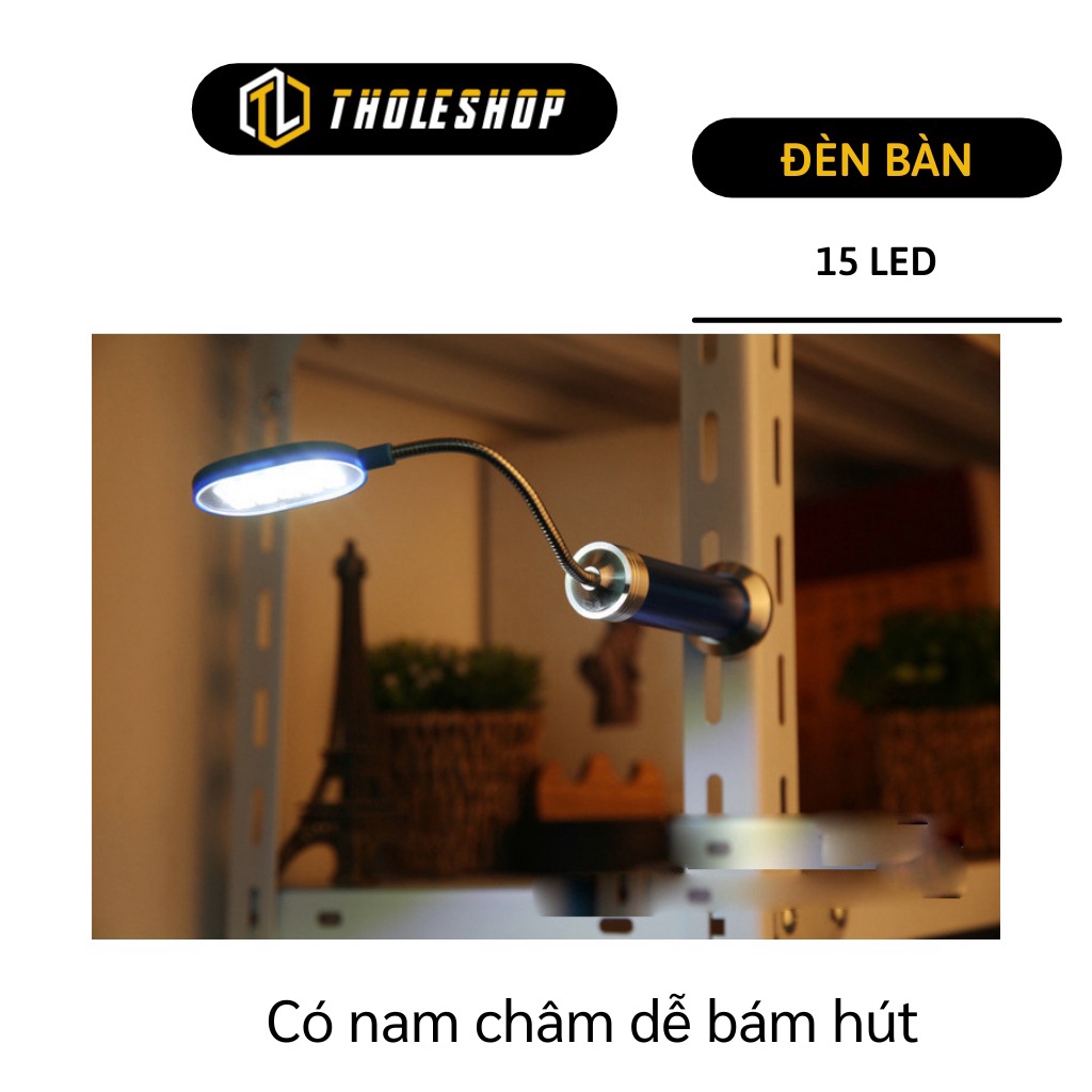 [SGD] Đèn Hít Nam Châm - Đèn Để Bàn 15 Bóng Có Độ Bền Cao, Có Thể Uốn Cong 5455