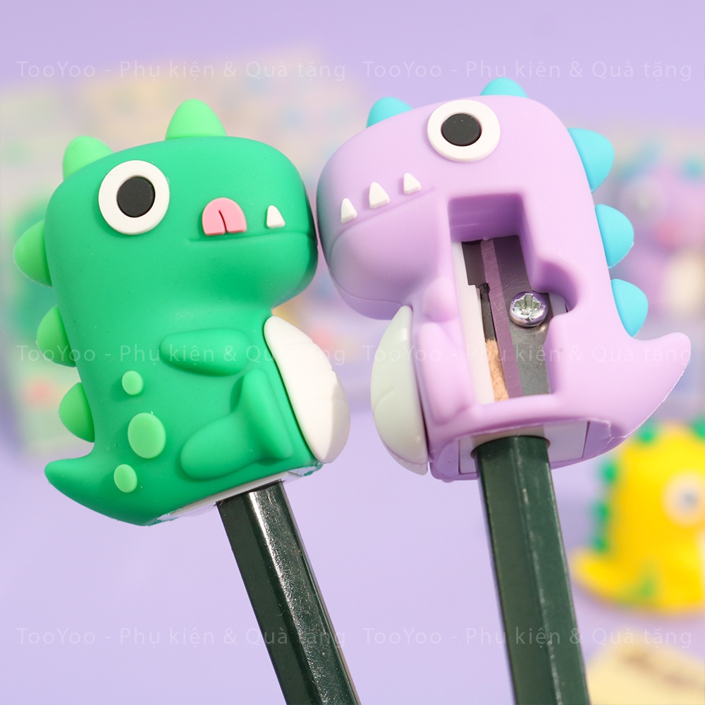 Gọt bút chì hình khủng long độc đáo kèm cục tẩy LOẠI TỐT dễ thương cute TY0275