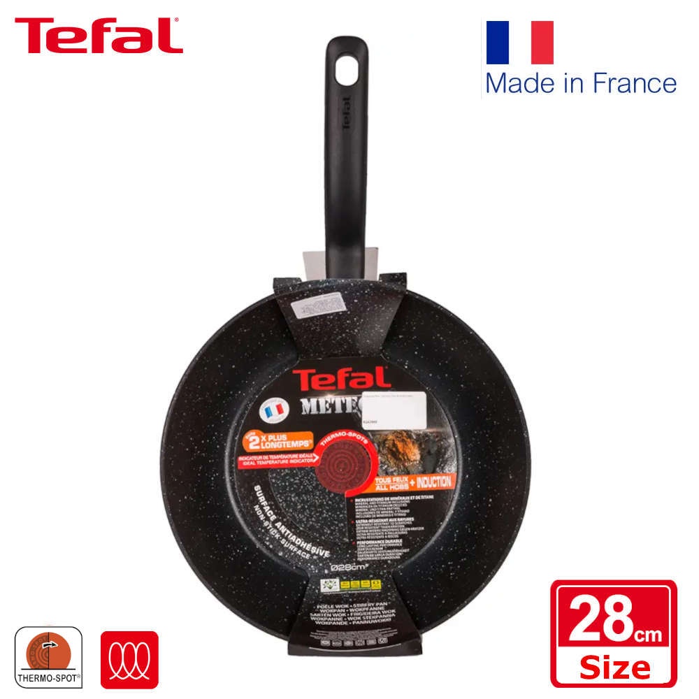 Chảo chống dính sâu lòng đáy từ Tefal Meteor size 28cm C6831922 - Made In France