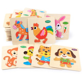 Bảng gỗ ghép hình các con vật ngộ nghĩnh cực dễ thương cho bé phát triển IQ