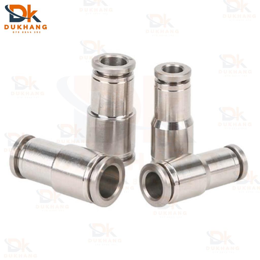 Nối giảm 2 đầu ống khí inox IPG