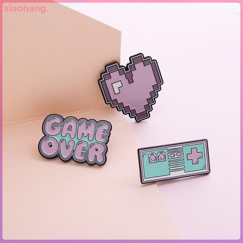 Ghim cài áo hình hoạt hình game độc đáo