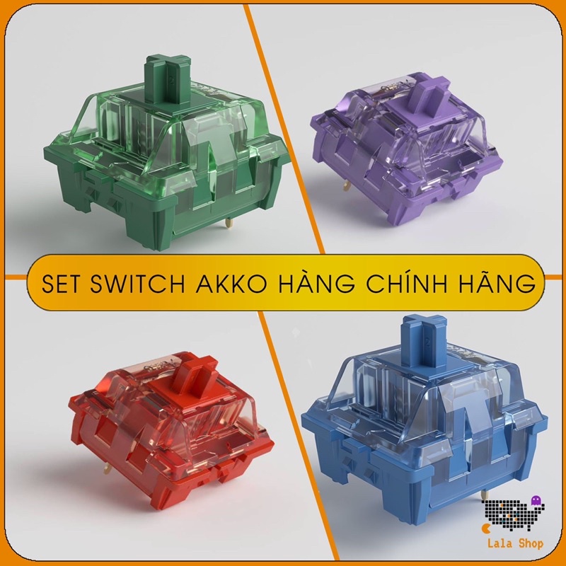 Lẻ Nhiều Mầu Switch Akko Hàng Chính Hãng