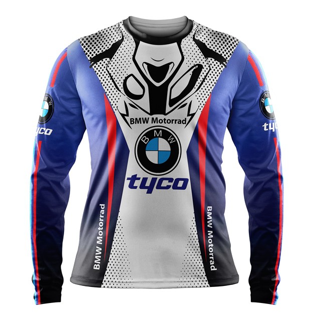 Áo Đua Xe Đạp Địa Hình Baju BMW HP4 TYCO V1 (Short / Dài) / Jersey MTB