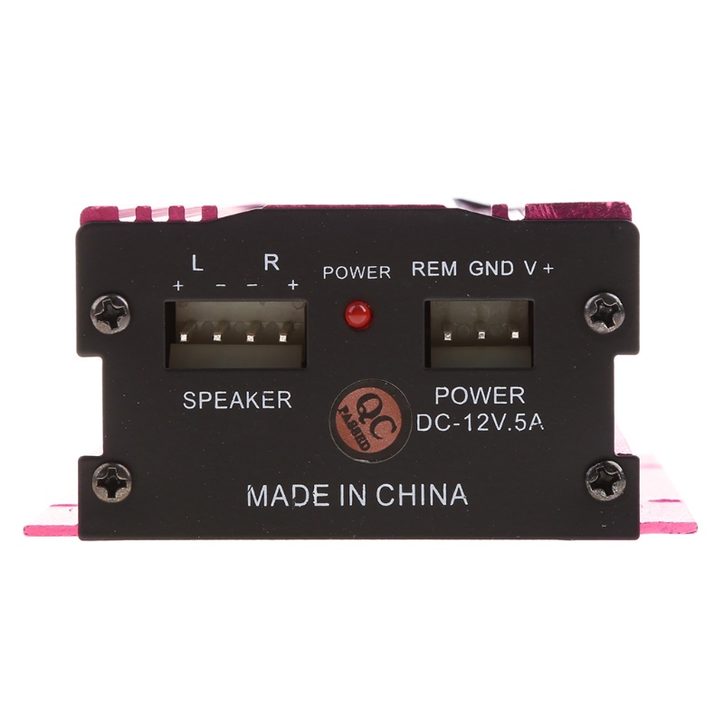 Bộ Khuếch Đại Âm Thanh Hi-Fi 36W 2 Kênh Chuyên Dụng Cho Xe Hơi Xe Máy