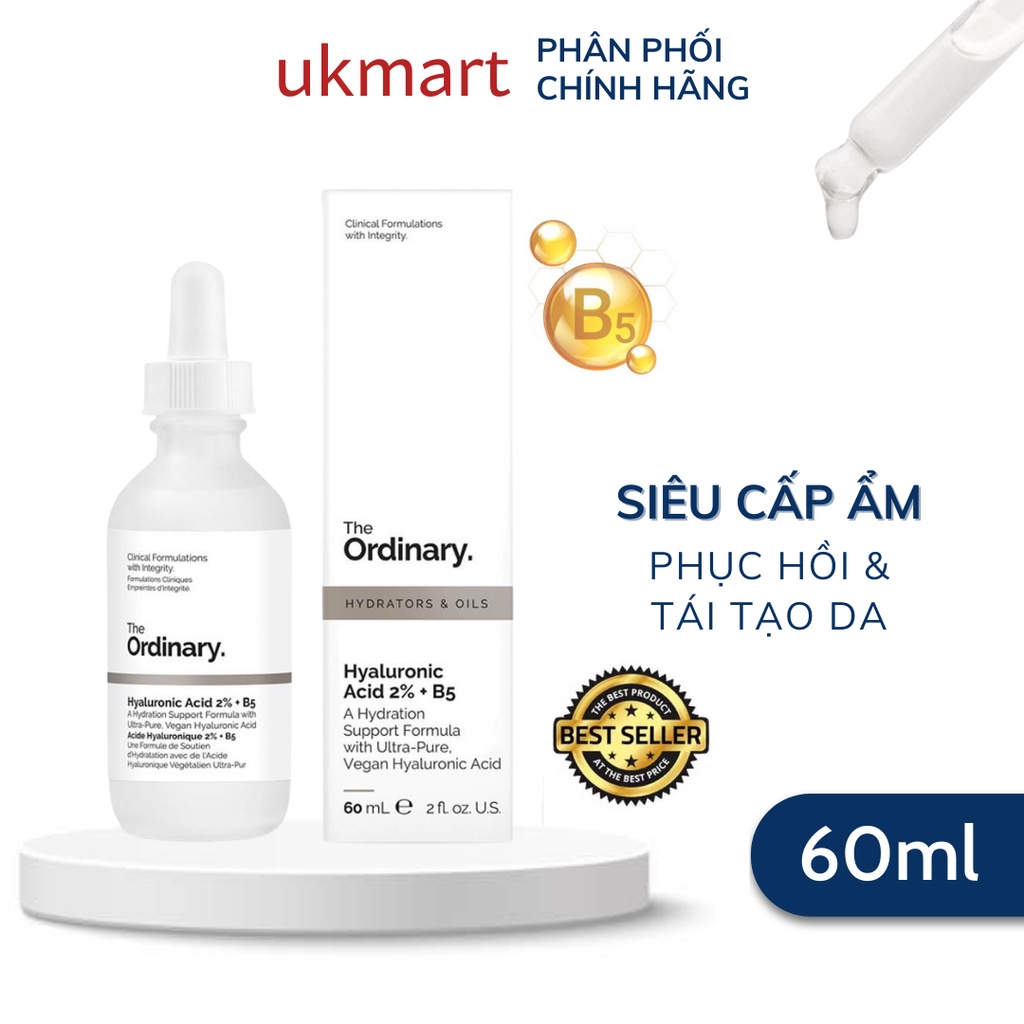 Tinh Chất Dưỡng The Ordinary Hyaluronic Acid 2% + B5 30 ~ 60ml