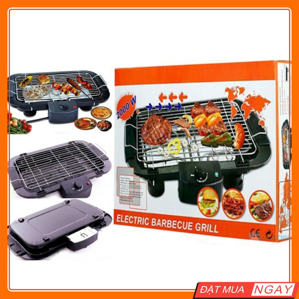 Bếp Nướng Điện Không Khói Electric Barbecue Grill - Bếp Nướng Không Khói Đa Năng