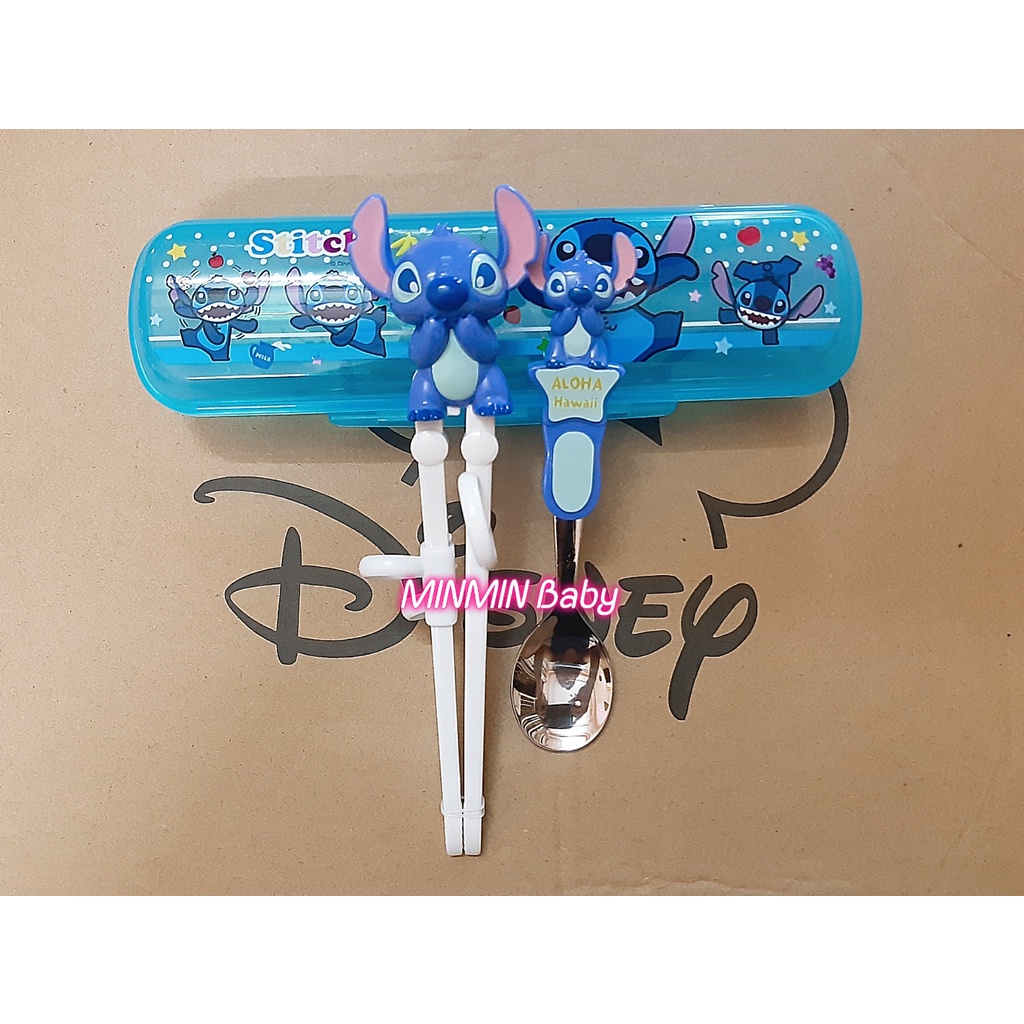 Set đũa tập ăn 3D Hello Kitty Elsa Anna Mickey Mc Queen Disney