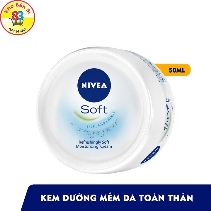 89054-Kem dưỡng làm mềm da NIVEA Soft Crème (50ml)