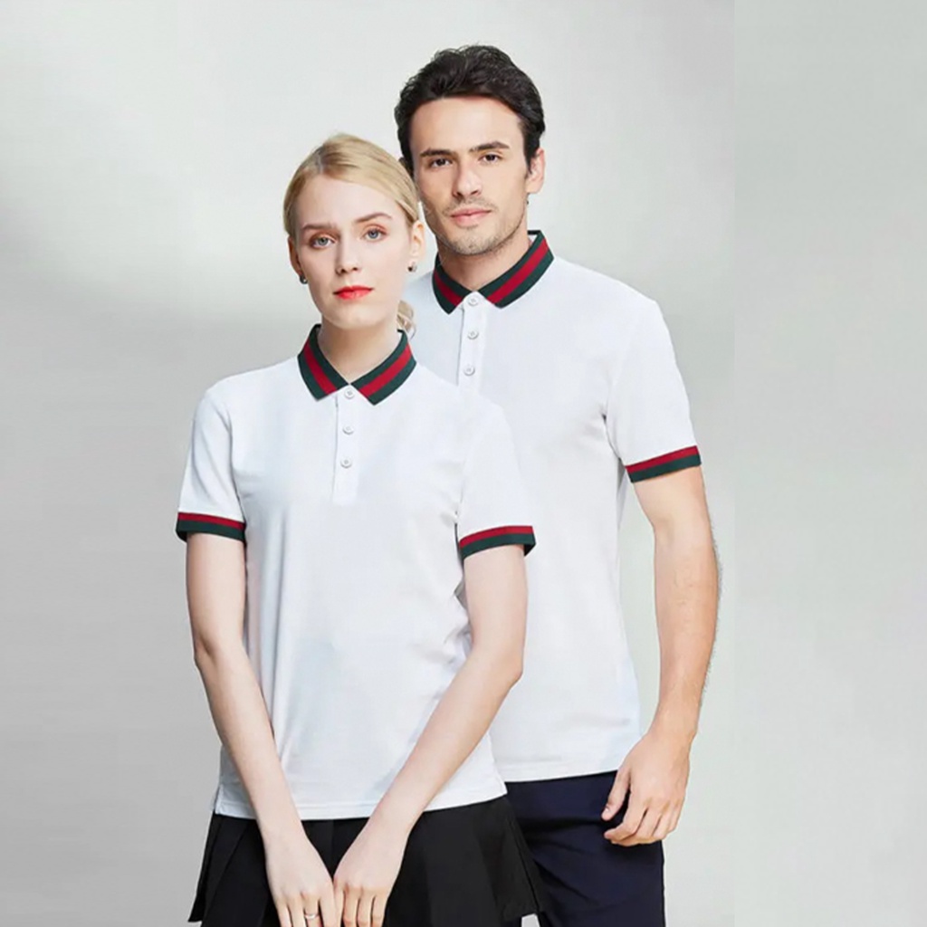 Áo polo tay ngắn cổ bẻ chất liệu 95% cotton màu sắc đơn giản thời trang cho nam | BigBuy360 - bigbuy360.vn