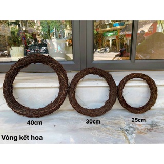 Vòng Nguyệt Quế - Vòng Hoa Treo Cửa - Phụ Kiện Giáng Sinh- Trang trí size 25- 30-40cm - Trang Trí Noel.
