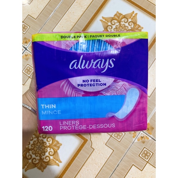 Băng vệ sinh always ultra thin Mỹ (48 miếng)