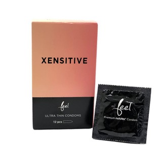 Bao cao su siêu mỏng cao cấp Feel Ultra thin Xensitive - 12 chiếc