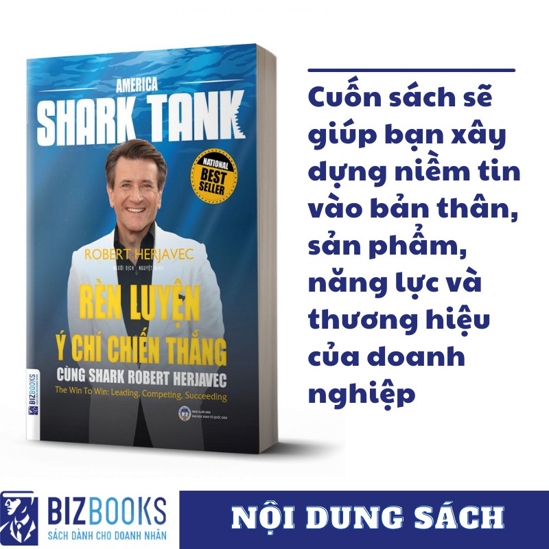 BIZBOOKS - Sách - AMERICA SHARK TANK - Rèn luyện ý chí chiến thắng cùng SHARK ROBERT HERJAVEC