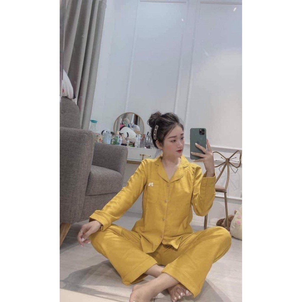 Pijama Nhung Tăm Hình Loại 1 Chất Đẹp