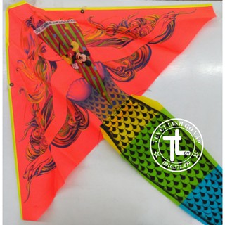 Diều nàng tiên cá lớn tặng kèm ống chỉ tay cầm : 90k/bộ